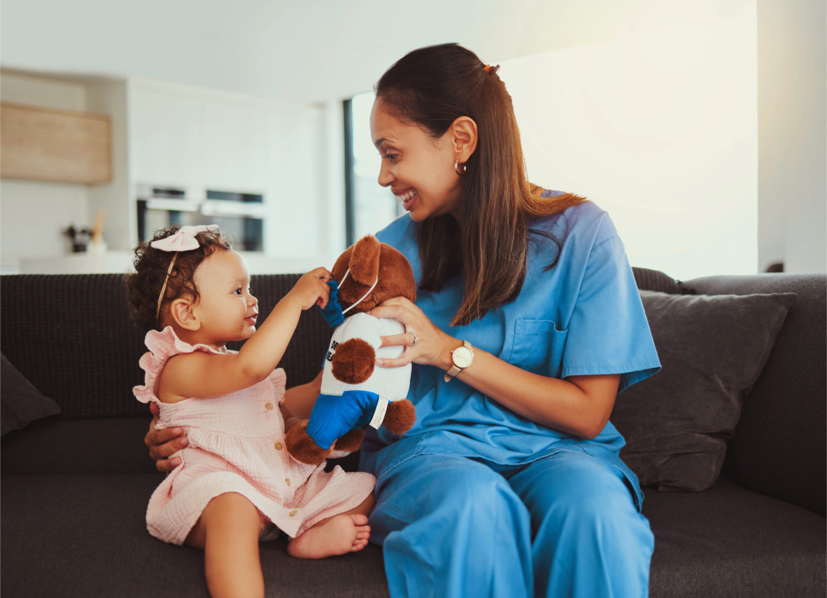 nurse with kid